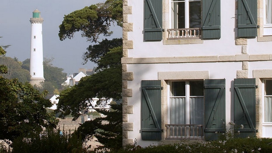 Villa Tri Men située à côté du phare dans la petite ville de Combrit située face à l'Atlantique entre Bénodet et Sainte-Marine (Sud-Finistère) - Photo D.R.