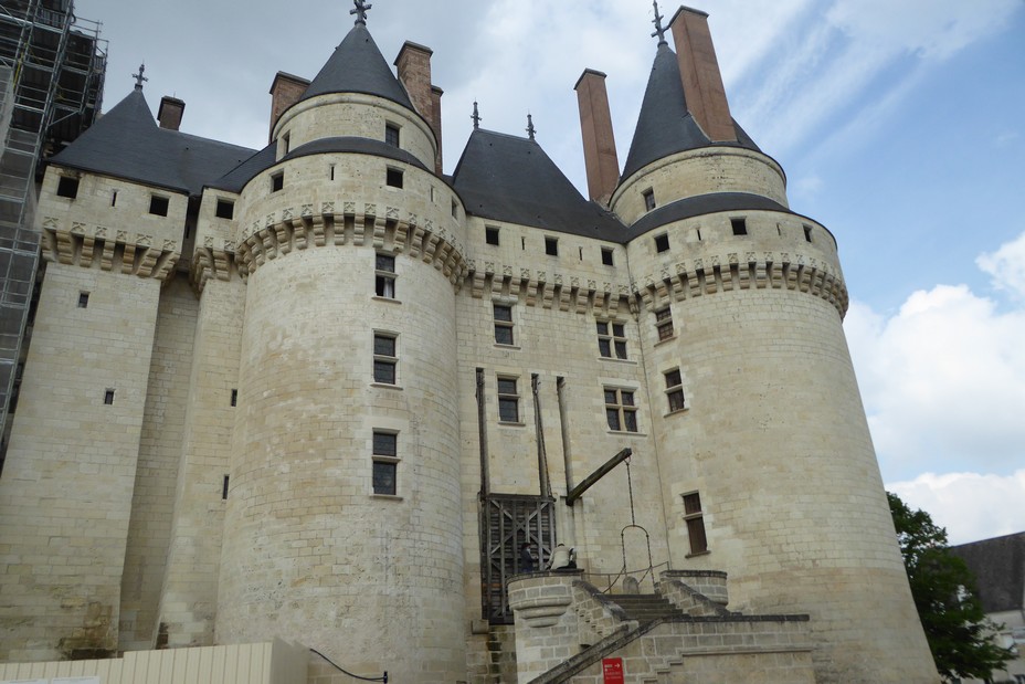 Le château de Langeais côté ville @.C. Gary