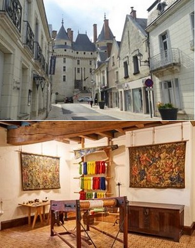 Le Château de Langeais se dresse au coeur du village @C.Gary et Atelier du Lissier @JB Rabouan Le Château de Langeais se dresse au coeur du village @C.Gary et Atelier du Lissier @JB Rabouan