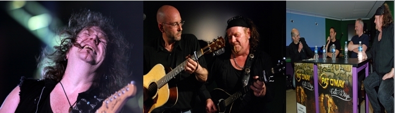 Au milieu, Pat O'May en compagnie du guitariste James Wood. A ses côtés à la Maison de la Bretagne, Frank Darcel, DJ Zebra et Philippe Ricard de l'association Paris Breton. Au milieu, Pat O'May en compagnie du guitariste James Wood. A ses côtés à la Maison de la Bretagne, Frank Darcel, DJ Zebra et Philippe Ricard de l'association Paris Breton.