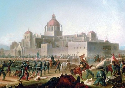 Bataillon des Saint-Patrick, alias Los San Patricios, un régiment constitué de déserteurs de l'armée des États-Unis, de confession catholique qui se mirent au service du Mexique entre 1846 et 1848. (photo L.D.)