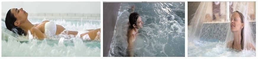 1/ - Bain à turbulences (Photo Didier Delmas) 2/ - Bassin de natation du parcours d'eau de mer (Photo L. Berezowski) 3/ - Col de signe du parcours marin (Photo L. Galaska) 1/ - Bain à turbulences (Photo Didier Delmas) 2/ - Bassin de natation du parcours d'eau de mer (Photo L. Berezowski) 3/ - Col de signe du parcours marin (Photo L. Galaska)