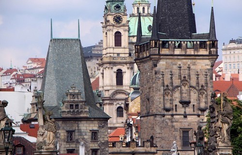 Prague, la ville aux cent clochers est inscrite sur la liste du patrimoine mondial de l’Unesco (photo David Raynal) .