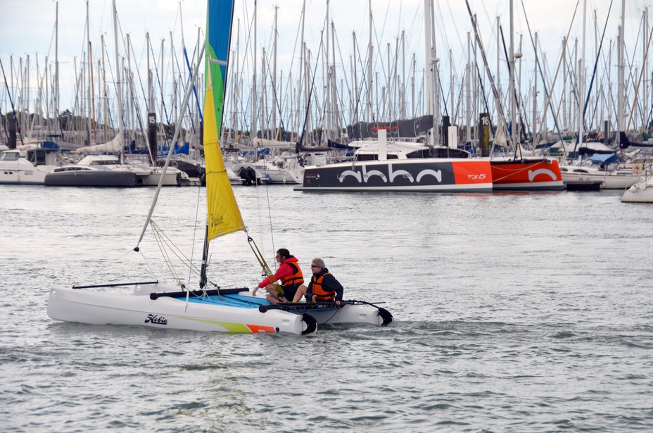 La Rochelle - Cours de voile dans le port des Minimes... @ DavId Raynal