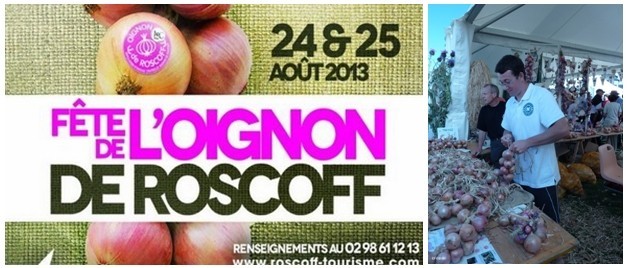 A droite : Le grand marché de la "fête de l'Oignon de Roscoff"  (Photo DR) A droite : Le grand marché de la "fête de l'Oignon de Roscoff"  (Photo DR)