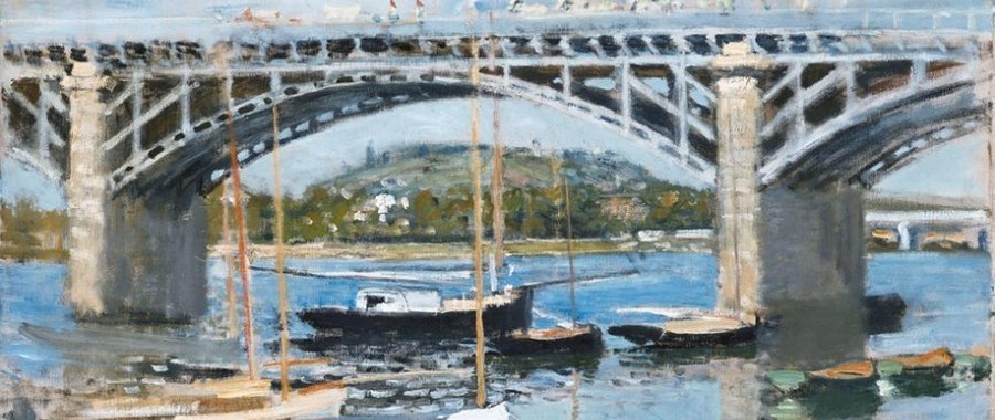 Claude Monet, Le pont sur la Seine à Argenteuil, 1874, huile sur toile  (photo DR)