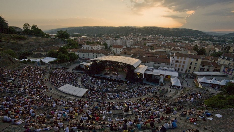 Le Théâtre antique de Vienne  au soleil couchant (Photo DR)