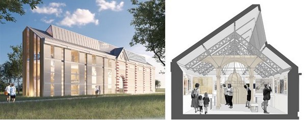 Galeries Léonard de Vinci peintre et architecte © Atelier d’architecture Chaix & Morel et associés. Galeries Léonard de Vinci peintre et architecte © Atelier d’architecture Chaix & Morel et associés.