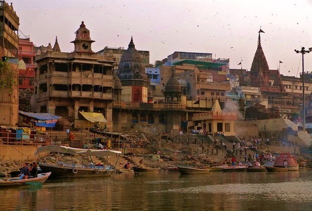 Le Manikarnika Ghat ©Roger Jacquelin