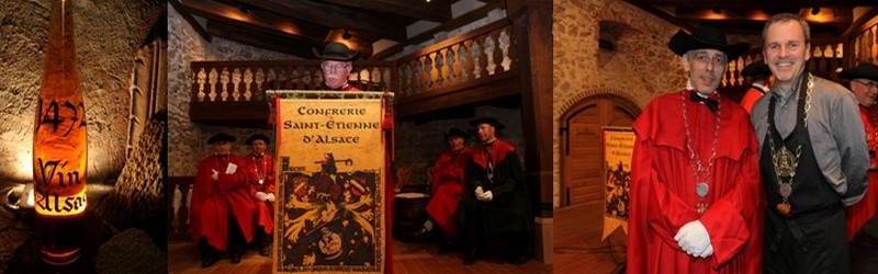 Le règlement de la confrérie Saint-Etienne établi en 1561 stipule que « tout comportement inconvenant ou indécent sera puni de l’amende de trois bouteilles ». (Crédit photo David Raynal) Le règlement de la confrérie Saint-Etienne établi en 1561 stipule que « tout comportement inconvenant ou indécent sera puni de l’amende de trois bouteilles ». (Crédit photo David Raynal)