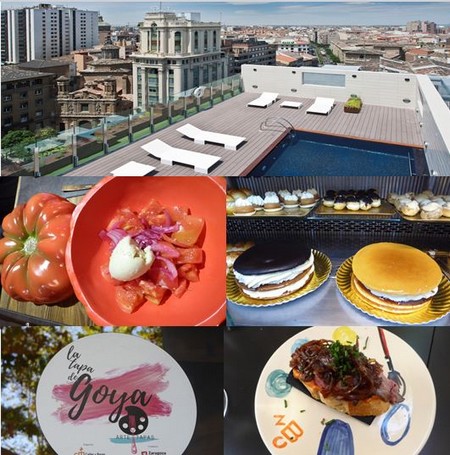 Piscine en terrasse de l'Hôtel Alfonso ; Régal au TajoBajo d'une cuisine créative et succulente !;Pâtisserie de la maison Fantoba @C.Gary; Tapas Goya à déguster dans de nombreux cafés et restaurants@ C.Gary; Tapa Goya à la Monumental taberna @C.Gary Piscine en terrasse de l'Hôtel Alfonso ; Régal au TajoBajo d'une cuisine créative et succulente !;Pâtisserie de la maison Fantoba @C.Gary; Tapas Goya à déguster dans de nombreux cafés et restaurants@ C.Gary; Tapa Goya à la Monumental taberna @C.Gary