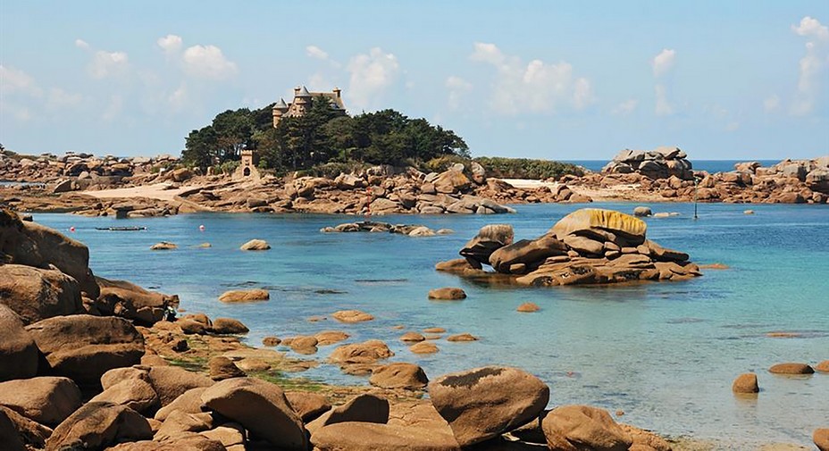 Côte de granit rose en Bretagne. @ OT Bretagne