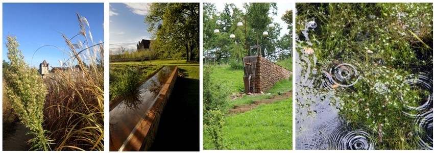 La Fondation La Borie restaure les bâtiments de ce manoir rural depuis 16 ans.Conçus par une équipe de neuf créateurs ingénieux et inventifs, les Jardins sonores de La Borie proposent la découverte unique d’un paysage par l’écoute. (Crédits photos JMPéricat/David Raynal)