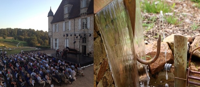 Tout au long de l'année des concerts sont organisés au Jardins sonores de La Borie. En hiver, le château est ouvert sur rendez-vous.(Crédit photo JMPéricat/David Raynal