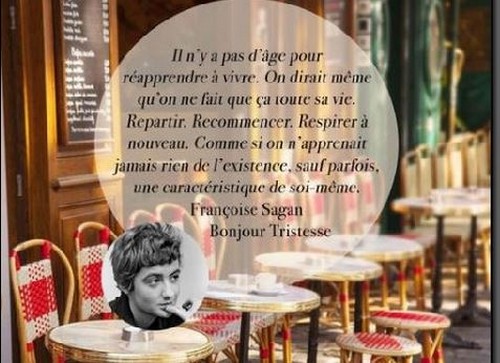 Françoise Sagan "Bonjour Tristesse". @ Site Officiel F.Sagan