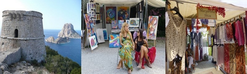 Les hippies font toujours partie du paysage. Vous les retrouvez les samedis au marché de Las Dahlias : broderies, cuir, bijoux venus de partout…(Crédit photo Catherine Gary)