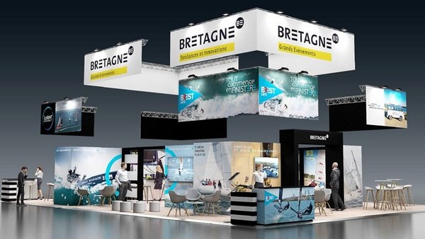 La Bretagne au Salon Nautic 2021, Porte de Versailles à Paris. @ Région Bretagne