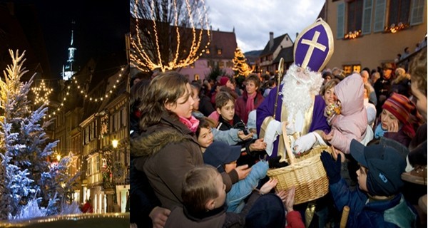 Célébré le 6 décembre, le bon Saint Nicolas est le patron des écoliers. (Crédit photo CRT Alsace).