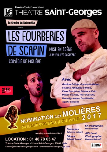 Affiche Les Fourberies de Scapin @Geoffrey Affiche Les Fourberies de Scapin @Geoffrey