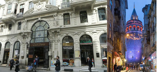 Quartier Péra @ tripAdvisor et la tour de Galata la nuit @ C.Gary Quartier Péra @ tripAdvisor et la tour de Galata la nuit @ C.Gary