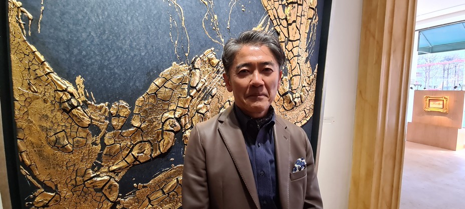 La galerie Taménaga à Paris présente jusqu’au 9 avril les œuvres magistrales de l’artiste japonais Takehiko Sugawara. @ David Raynal La galerie Taménaga à Paris présente jusqu’au 9 avril les œuvres magistrales de l’artiste japonais Takehiko Sugawara. @ David Raynal