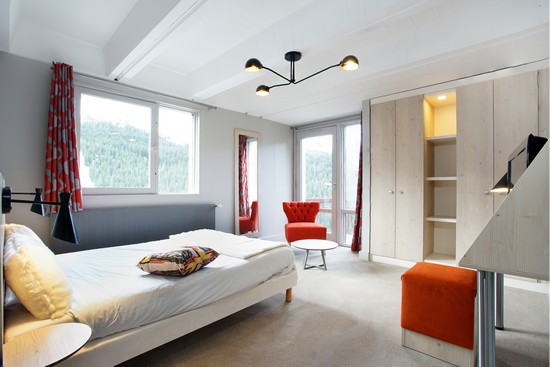 Chambre avec lit double @ Teyssière Chambre avec lit double @ Teyssière