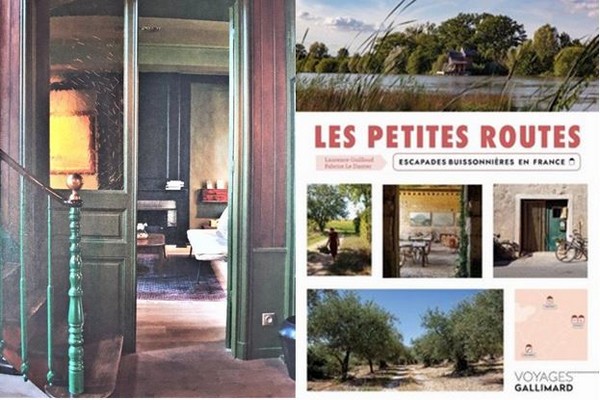 A Montreuil -sur-Mer, l'accueil est chaleureux dans cette maison de famille rénovée @ F.Le Dantec et Couverture du guide de vacances "Les Petites Routes; @ DR A Montreuil -sur-Mer, l'accueil est chaleureux dans cette maison de famille rénovée @ F.Le Dantec et Couverture du guide de vacances "Les Petites Routes; @ DR