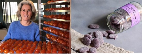 Sandrine Fuchs-Wyler se réjouit d’ouvrir à la visite les deux ateliers de fabrication de son alléchante boutique. @ R.Bayon Sandrine Fuchs-Wyler se réjouit d’ouvrir à la visite les deux ateliers de fabrication de son alléchante boutique. @ R.Bayon