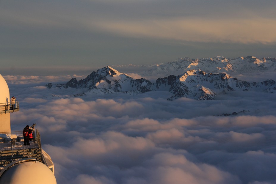 Pic du Midi dans les nuages©Nicolas Bourgeois