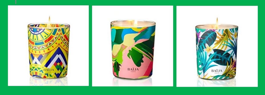 Des bougies aux parfums tropicaux. @ Nocibé