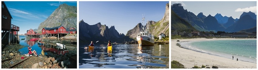 La pêche à la morue constitue encore l'activité principale des îles Lofoten. Chaque hiver, de nombreux pêcheurs viennent de tout le nord de la Norvège pour pêcher d'énormes quantités de poissons qui seront ensuite salés et séchés à l'air libre (Crédit photo Tourism Norway) La pêche à la morue constitue encore l'activité principale des îles Lofoten. Chaque hiver, de nombreux pêcheurs viennent de tout le nord de la Norvège pour pêcher d'énormes quantités de poissons qui seront ensuite salés et séchés à l'air libre (Crédit photo Tourism Norway)