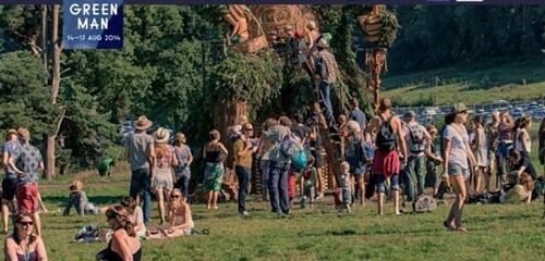 Green Man, Ce festival est l’occasion de profiter de 3 jours de détente dans un domaine de la campagne galloise. (Crédit photo  www.greenman.net)