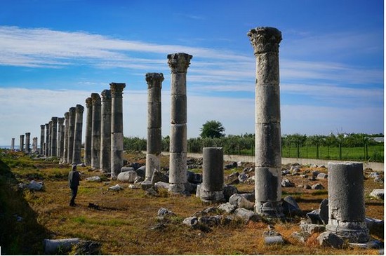 Site archeologique du port antique de Soli Pompeiopolis. @ OT Turquie Site archeologique du port antique de Soli Pompeiopolis. @ OT Turquie