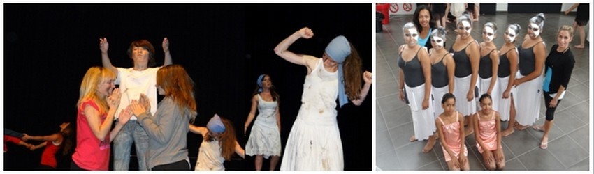 De gauche à droite : La danse UNSS se conjugue également au masculin. La preuve avec la troupe du « Collège Fraissinet » à Marseille; Interprétation avec le « Collège Fraissinet » à Marseille, vainqueur de ces Championnats de France; Venues de l’Île de la Réunion, les danseuses du « Collège de Bourbon » à Saint-Denis. (Crédit photos : Bertrand Munier) De gauche à droite : La danse UNSS se conjugue également au masculin. La preuve avec la troupe du « Collège Fraissinet » à Marseille; Interprétation avec le « Collège Fraissinet » à Marseille, vainqueur de ces Championnats de France; Venues de l’Île de la Réunion, les danseuses du « Collège de Bourbon » à Saint-Denis. (Crédit photos : Bertrand Munier)