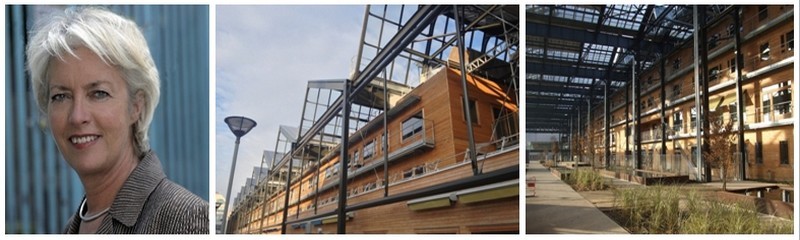 De gauche à droite : 1/ l’architecte Françoise-Hélène Jourda, l’une des rares spécialistes de « l’architecture environnementale » en Europe qui a imaginé cette auberge de jeunesse Yves-Robert à Paris, 100% eco-durable.(Crédit photos www.fuaj.org) De gauche à droite : 1/ l’architecte Françoise-Hélène Jourda, l’une des rares spécialistes de « l’architecture environnementale » en Europe qui a imaginé cette auberge de jeunesse Yves-Robert à Paris, 100% eco-durable.(Crédit photos www.fuaj.org)