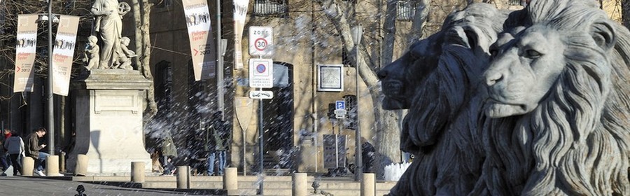 Statues Cours Mirabeau à Aix (Crédit photo DR)