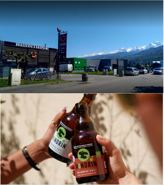 la Brasserie du Dauphiné et son environnement de haute montagne et la bière Mandrin de la gamme historique @ DR la Brasserie du Dauphiné et son environnement de haute montagne et la bière Mandrin de la gamme historique @ DR