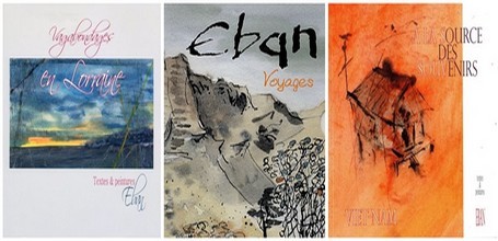Eban est peintre,aquarelliste et écrivain. Il a  publié de nombreux ouvrages avec textes et aquarelles. On peut découvrir prochainement ses œuvres à Reims et à Narbonne.(Crédit photo DR)
