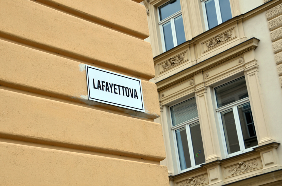 Balade dans la rue Lafayette de Olomouc où le général français a été emprisonné @ David Raynal