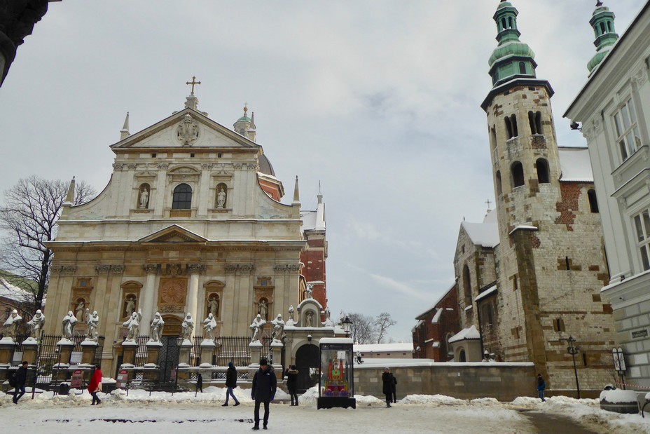 Eglise jésuite baroque Saint Pierre et Saint Paul rue Grodzka @Catherine gary Eglise jésuite baroque Saint Pierre et Saint Paul rue Grodzka @Catherine gary