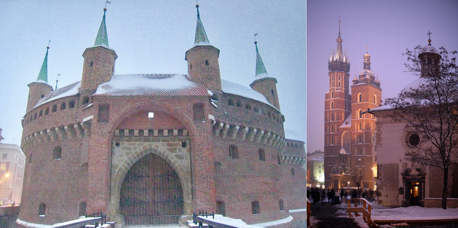 La Barbacane, ancienne forteresse accueillant les concerts @Catherine gary  et  La basilique Sainte-Marie @OT Pologne