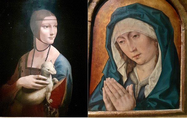 Au Musée des Princes Czartoryski La Dame à l'hermine de Léonard de Vinci @Catherine Garyj et L'un des chefs d'œuvre du musée des Princes Czartoryski @Catherine Gary Au Musée des Princes Czartoryski La Dame à l'hermine de Léonard de Vinci @Catherine Garyj et L'un des chefs d'œuvre du musée des Princes Czartoryski @Catherine Gary