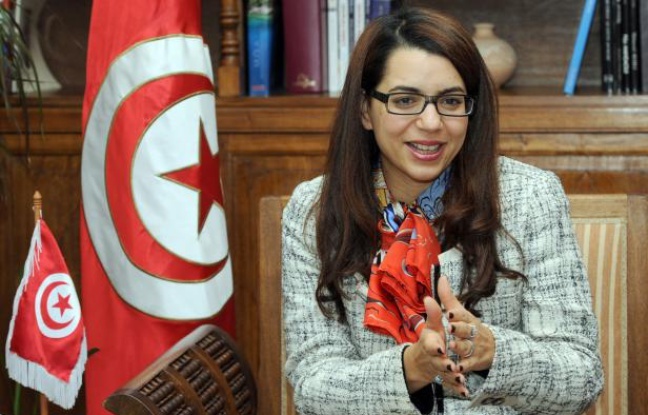 Amel Karboul, ministre du tourisme en Tunisie  ( Crédit photoFethi Belaid/AFP)