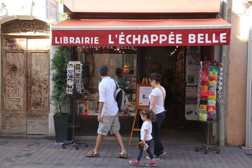 Une des librairies importantes de Sète (Crédit photo André Degon)