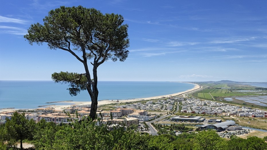 Vue depuis le mont Saint-Clair sur la mer et l'Etang de Thau. ( Photo OT de Sète) Vue depuis le mont Saint-Clair sur la mer et l'Etang de Thau. ( Photo OT de Sète)
