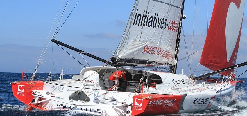 Depuis ses débuts dans la voile, Tanguy soutient fidèlement l’une des grandes causes de sa vie. Il s’agit de l’association Mécénat Chirurgie Cardiaque qui opère et prend en charge le temps de leur séjour et de leur convalescence des enfants malades du cœur. (Crédit photo Jean-Marie Liot) Depuis ses débuts dans la voile, Tanguy soutient fidèlement l’une des grandes causes de sa vie. Il s’agit de l’association Mécénat Chirurgie Cardiaque qui opère et prend en charge le temps de leur séjour et de leur convalescence des enfants malades du cœur. (Crédit photo Jean-Marie Liot)