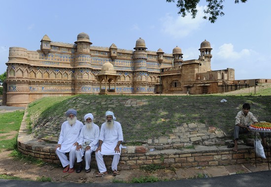 Forteresse de Gwalior/Palais Man Mandir (Crédit photo Fabrice Dimier)