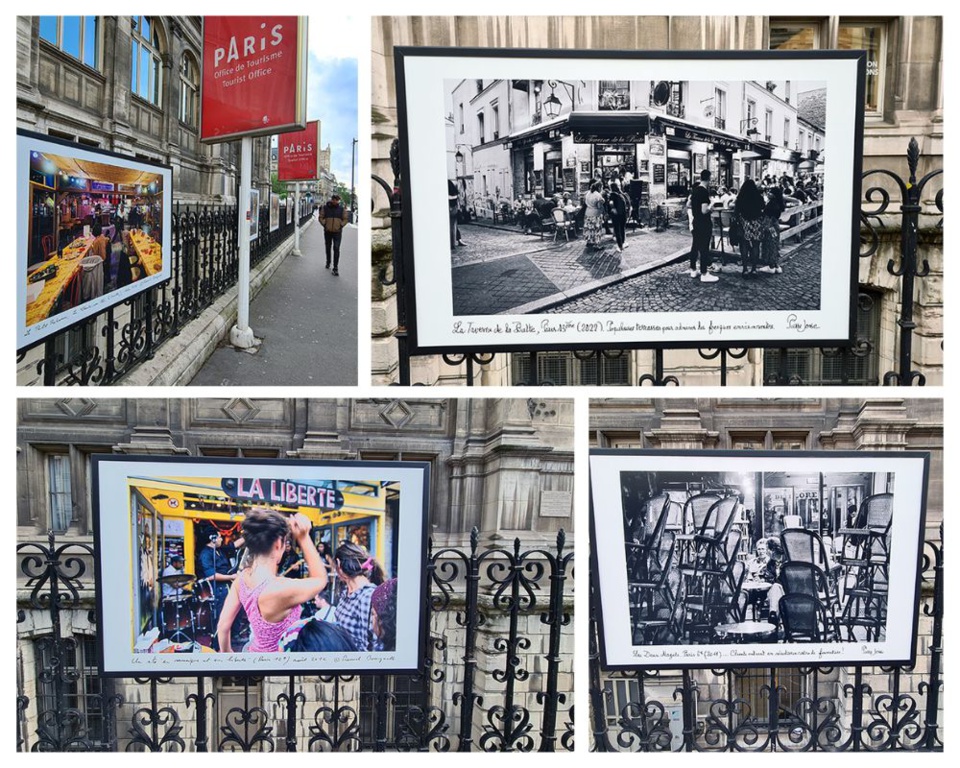 Une petite expo de bistrot vite fait sur les grilles Une petite expo de bistrot vite fait sur les grilles