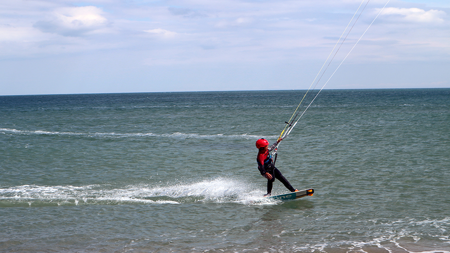 Je fais du kite surf depuis mes 12 ans au club du Kite Surf Leucate (KSL) à La Franqui @ DR.