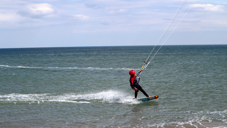 Je fais du kite surf depuis mes 12 ans au club du Kite Surf Leucate (KSL) à La Franqui @ DR. Je fais du kite surf depuis mes 12 ans au club du Kite Surf Leucate (KSL) à La Franqui @ DR.